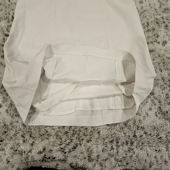 BHLDN SZ Med White Halter Helena Sleeveless Seamed Mini Lined Dress Zip Back - Picture 9 of 13